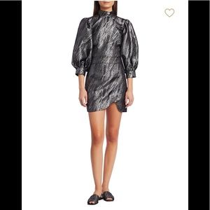 2X” HOST PICK” Ganni Metallic Jacquard Skirt & Top